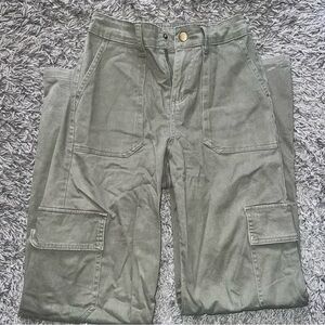 Women Olive Cargo Pants